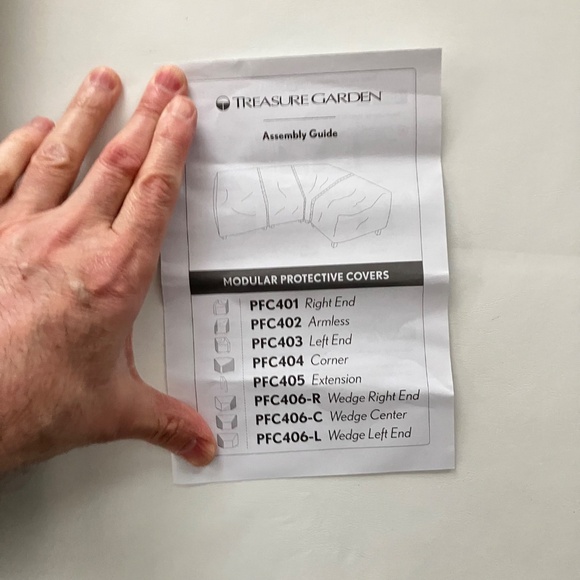 Treasure Garden Deep Seating Modular w/Elastic Outdoor Protective Cover NEW - Picture 11 of 17